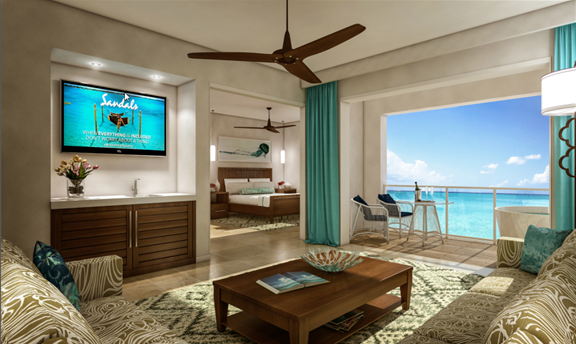 New room categories at Sandals Regency La Toc St. Lucia