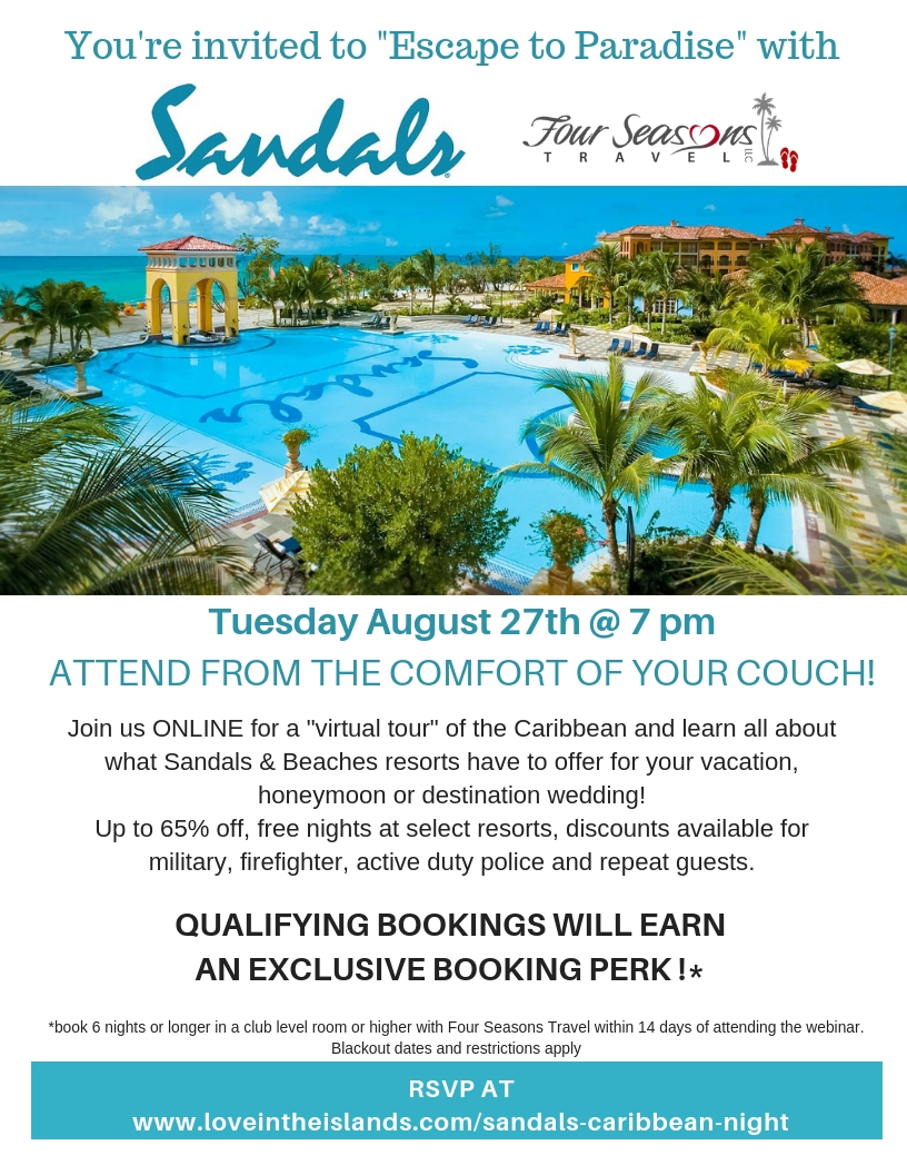 sandals caribbean deals